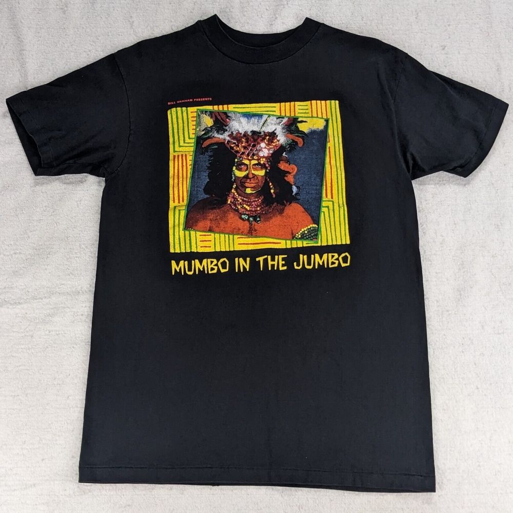 Vtg 1990-91 Grateful Dead "Mumbo in the Jumbo" T-shirt Men's Large* Single Sitch